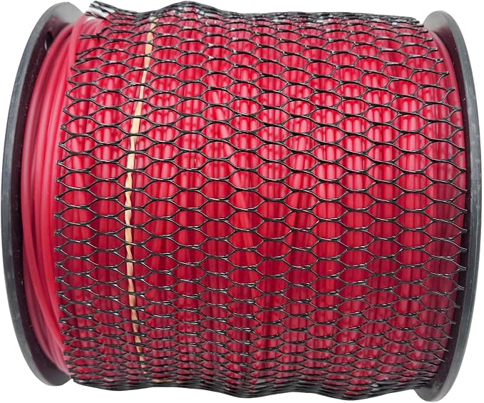 .105" Trimmer Line w/Cutter Rotary Round Medium Spool Red (3510)
