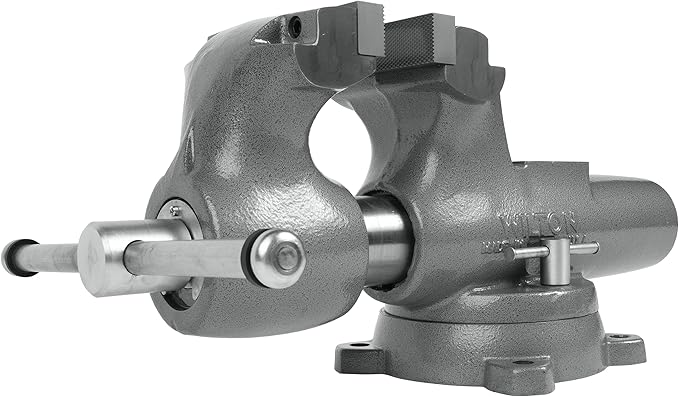 Wilton Machinist Bench Vise, 6" Jaw Width, 10" Jaw Opening, 5-1/2" Throat (Model 600S)