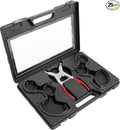 Peachtree Woodworking Supply Spring Miter Clamp 25 Piece Set with 24 Assorted Size Spring Clamps and 1 Easy to Load Spring Tensioned Pliers for Woodworking Frames, Moulding & 45 Degree Corner Clamping