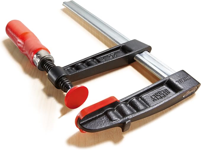 Malleable Cast Iron Screw Clamps - TG80S17 Opening (mm): 800 / Throat Depth (mm): 175 / Rail (mm): 32 x 10