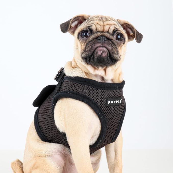 PUPPIA International Harness Soft B Vest, X-Large, Brown