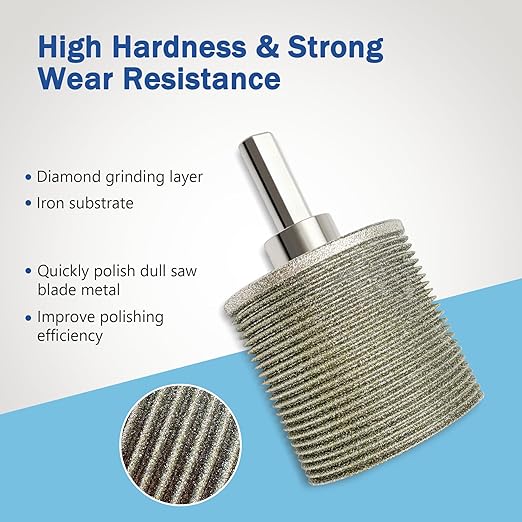 SCOTTCHEN Oscillating Saw Blade Sharpener, Re-Sharpens Dull Saw Blades, Diamond Oscillating Multi-Tool Blade Sharpener for Hand Drills - Upgraded Frameless Design to Quickly Restore Dull Blades