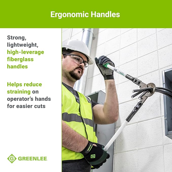 Greenlee 706 31-1/2" Heavy-Duty Cable Cutter for Copper, Aluminum, and Communications Cable