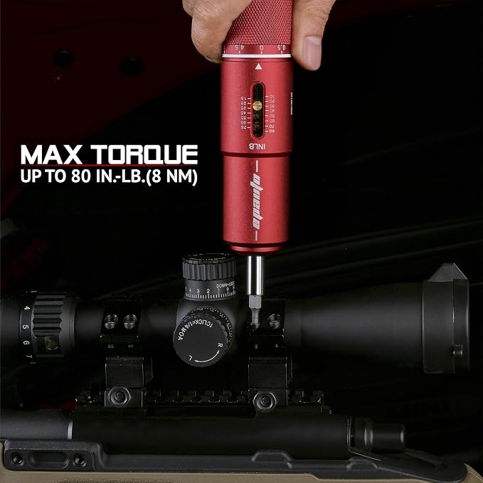 EPAuto Manual Wrench Screwdriver for Firearms | Bike Gears, 10-80 In/lb | Manual Wrench Screwdriver for Firearms | Bike Gears, 10-80 in/Lbs