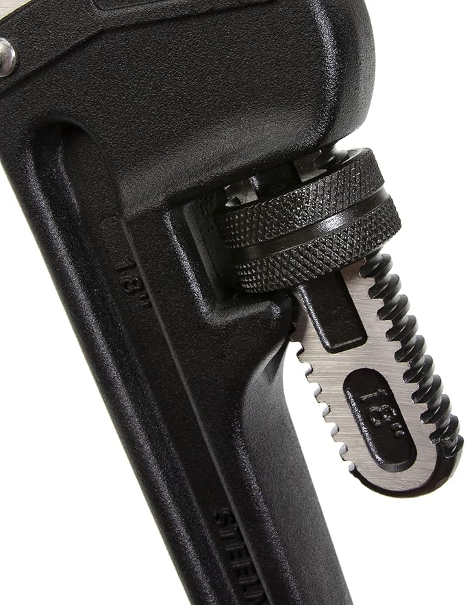 Steelman 60876 18-Inch Heavy-Duty Cast Aluminum Straight Handle Pipe Wrench