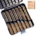 99Pcs M35 Cobalt Drill Bit Set, 1/16 inch-3/8 inch,Twist Jobber Drill Bit Kit for Stainless Steel, Hard Metal and Wood Plastic with Portable Indexed Case