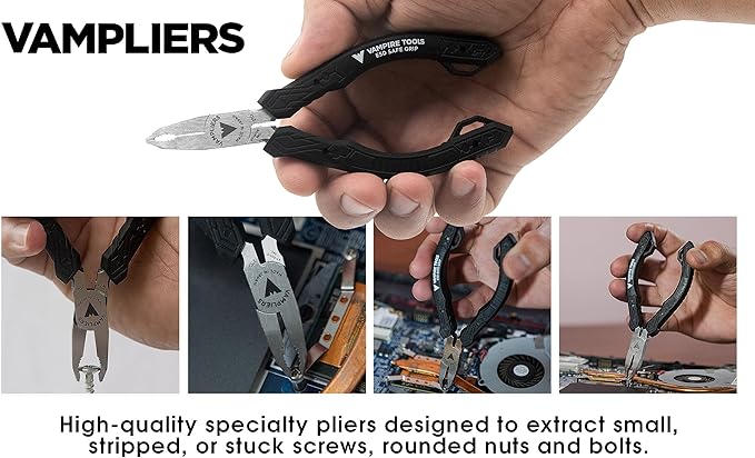 VAMPLIERS 3-PC Stripped Screw Extractor Pliers Set Made in Japan