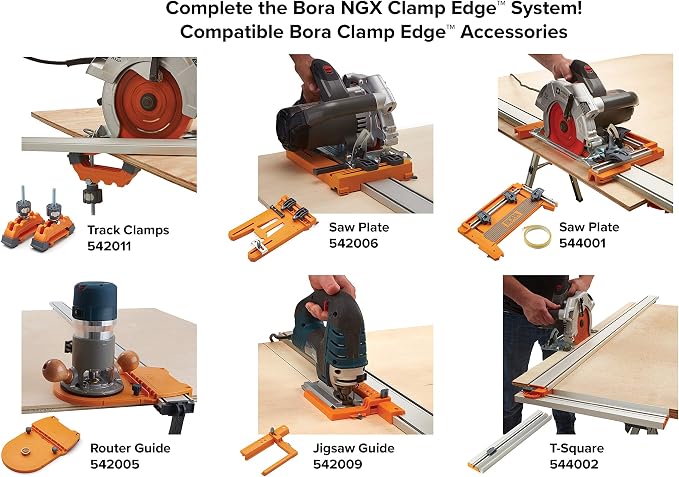 Bora 24" NGX Clamp Edge 544024,White