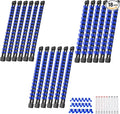 Reniteco 18-Pack Socket Organizer Set, 1/4" x 96 3/8" x 90 1/2" x 72 Clips | 258 Clip Capacity, Havy-Duty ABS Socket Rails, Removable Clips, Drive Socket Storage, Toolbox Drawer or Wall Mount