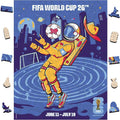 FIFA World Cup 2026 City Puzzle Houston City Poster - Wooden Puzzle for Adult, 200 Pieces Unique Shape Puzzle, 5MM Thick, Creative Collectible Gift for Fans, Officially Licensed Product, 9.3x11.8''