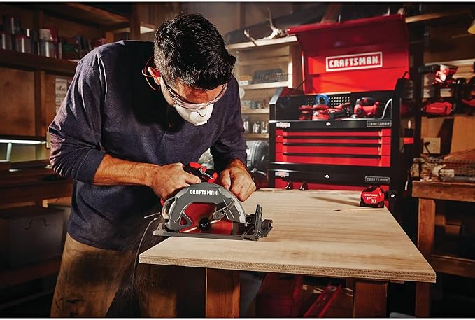 CRAFTSMAN Circular Saw, 7-1/4 inch, 15 Amp, Corded (CMES510)