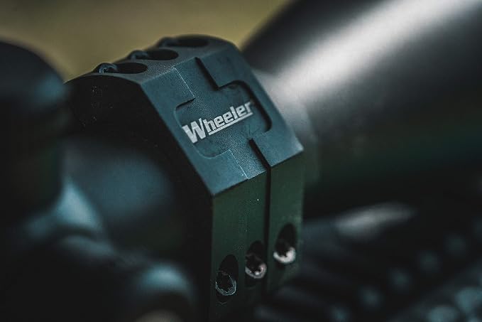 Wheeler 1 Piece Pic Rail Cantilever Scope Mounts with Integrated Anti-Cant Indicator for Leveling, Shooting and Gunsmithing