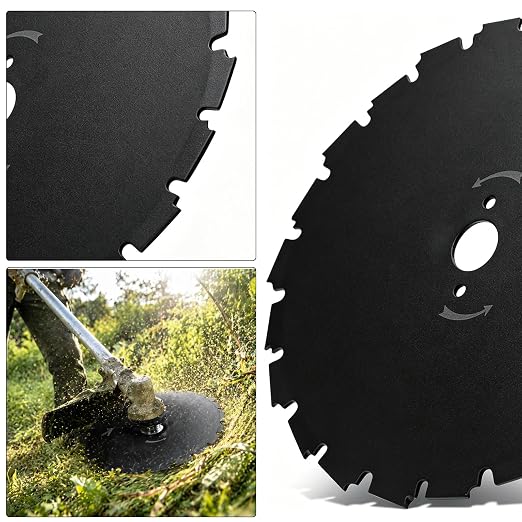 8 Inch Brush Cutter Blade 20mm Arbor - 2 Pack, Compatible with Echo SRM-225 SRM-266 SRM-280 SRM-2620 and More