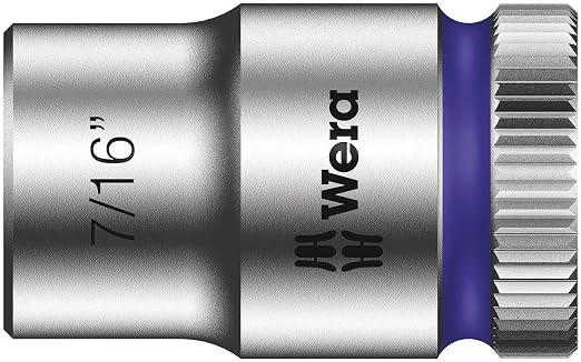 WERA 05004051001 8100 SB 11 Zyklop Imperial Metal Ratchet Set, 29 Piece, 3/8" Drive