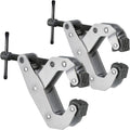 2 Pack Cantilever No-Twist Deep Throat T-Handle Multi-Purpose Lever Clamp, 2"