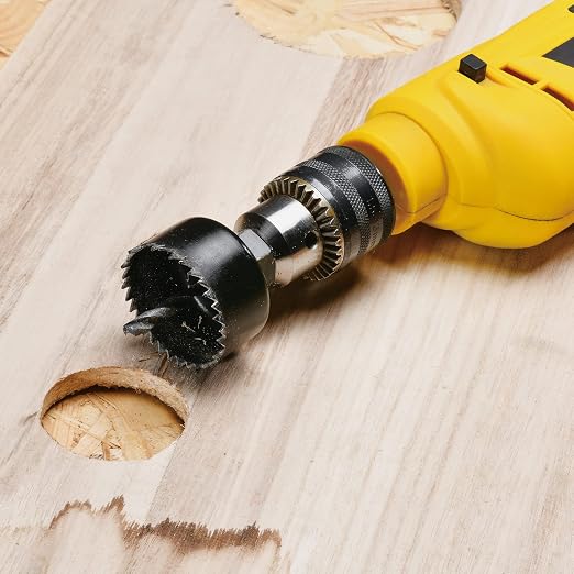 KATA 12PCS Hole Saw Kit 3/4"-2-1/2" (19-64mm) Hole Saw Set with Mandrels Hex Key, Ideal for Soft Wood, PVC Board, Plywood, Drywall Drilling