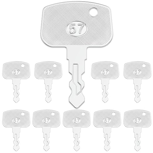 68920 Ignition Keys, 10 Pack PL501-68920 Kubota Keys fits Cart Truck Kubota Tractor Loader RTV900 RTV500 BX1850, SVL90 SVL75