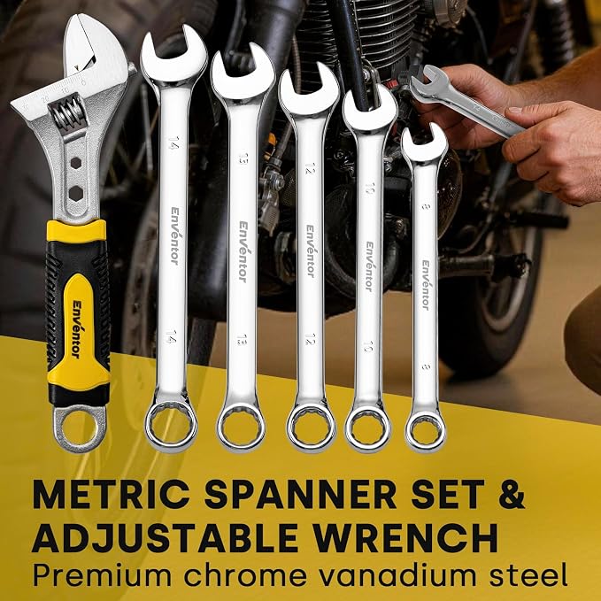 Enventor Tool Set with Molded Storage Case, 231 Pieces