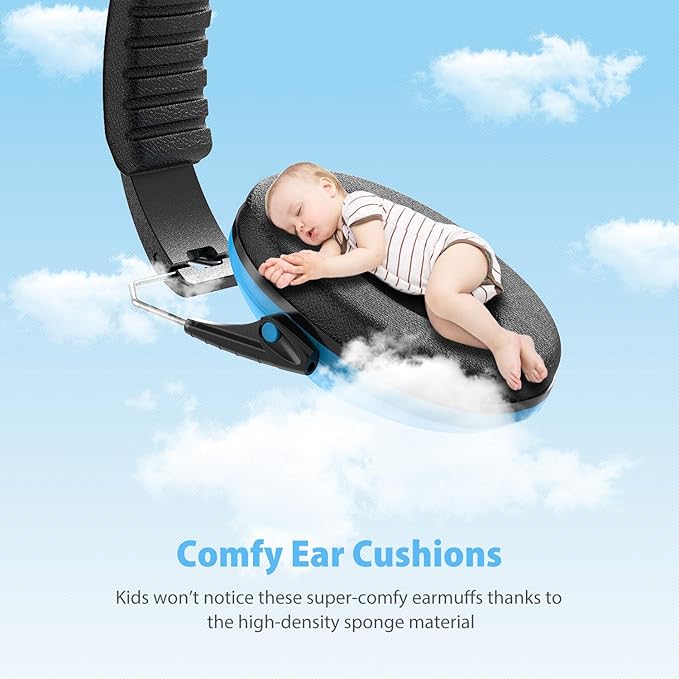 Dr.meter Ear Muffs for Noise Reduction: SNR27.4 Noise Cancelling Headphones for Kids Autism Sensory with Adjustable Headband - Kids Ear Protection for Monster Jam, Fireworks, Concerts, Air Shows