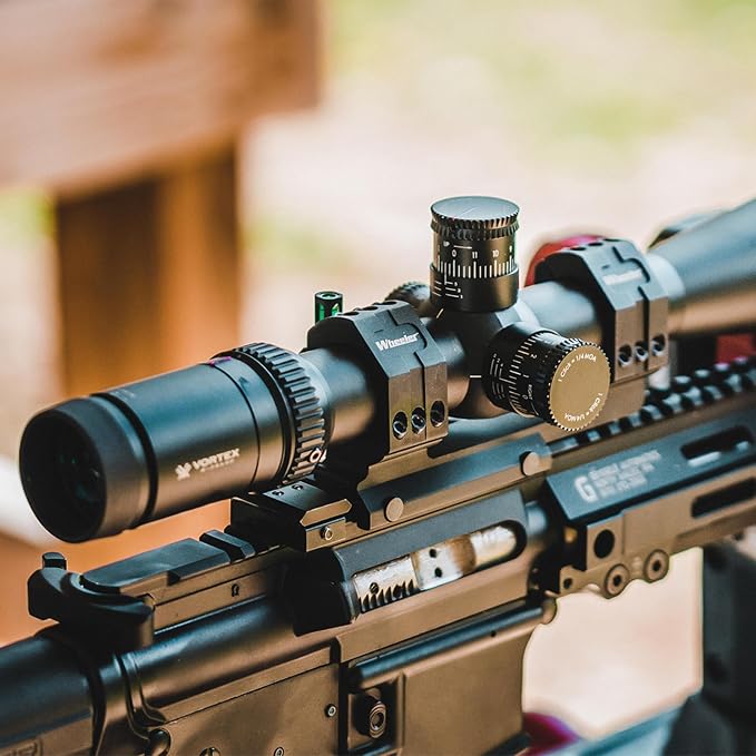Wheeler 1 Piece Pic Rail Cantilever Scope Mounts with Integrated Anti-Cant Indicator for Leveling, Shooting and Gunsmithing