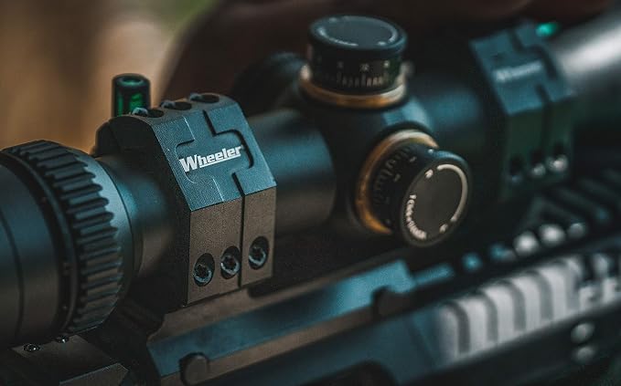 Wheeler 1 Piece Pic Rail Cantilever Scope Mounts with Integrated Anti-Cant Indicator for Leveling, Shooting and Gunsmithing