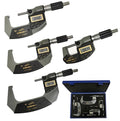 iGAGING 0-4"/0-100mm Friction and Ratchet Twin Force Movement Digital Micrometer, IP65 Rate, 35-065-U44