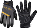 HANDLANDY Work Gloves for Men & Women, Utility Mechanic Working Gloves Touch Screen, Flexible Gardening Gloves for Yard