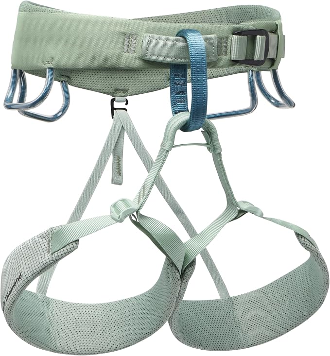 BLACK DIAMOND Women's Momentum Rock Climbing Harness, Adjustable Loops