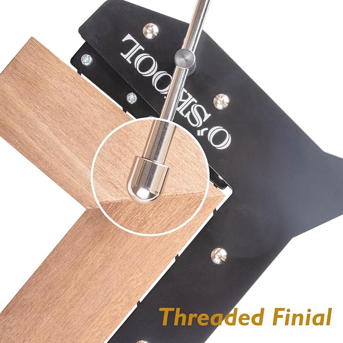 O'SKOOL Miter Max Corner Clamp for Woodworking, Making Window Casing, Making Door Casing, Crafting Projects | 45-Degree Joint Pulling, Cam Locking, Pin-Grip Hold, For Door Casing, Window Trim, Picture Frames, And Gluing Assembly