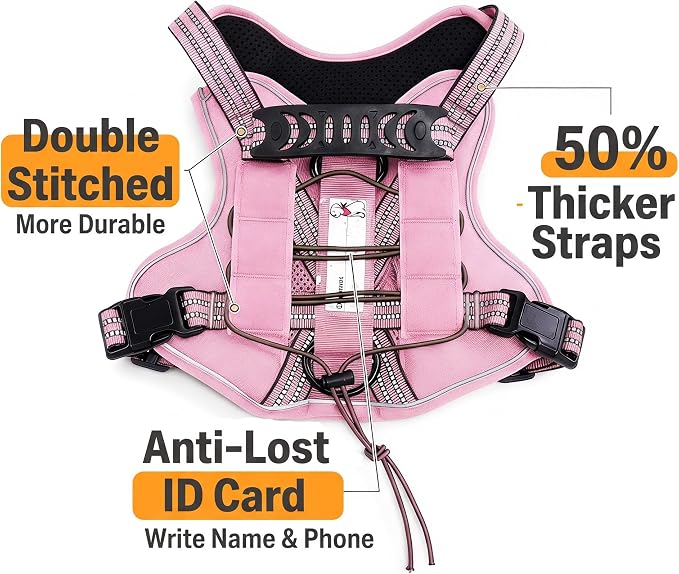 3-in-1 Dog Vest Harness Leash Set for Daily,Service,Training Animal X Large