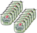 Lunarable Hawaiian Chair Cushion Pads Set 12, Monstera Leaves Tropic Plants Leaves Humid Weather Summer Travel Destination, Anti-Slip Seat Padding for Kitchen & Patio, 16"x16", Green Pink Cream