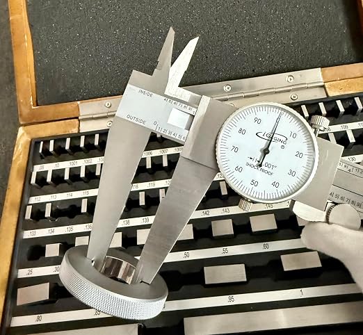 iGAGING® Premium Heavy Duty Dial Caliper, Extended Range 0-12", Stainless Steel, Protective Case, #100-120-HD12