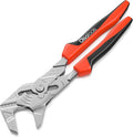 Olsa Tools 10-Inch Pliers Wrench - Wide & Thin Smooth Jaws - Up to 2" Capacity - 1000lb+ Gripping Force - Heavy Duty Steel - Professional Grade - Part: 1423