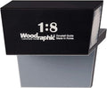 Dovetail Saw Guide – 1:8 Angle for Hard Wood – CNC Machined Magnetic Layout Tool for Accurate Joinery, Marking Lines, and Hand-Cut Woodworking Projects