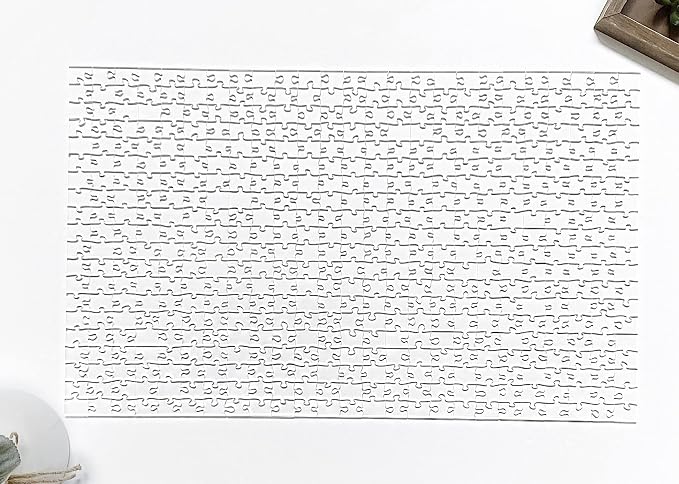 CM Originals The Clearly Impossible Puzzle 500 Pieces Hard Puzzle for Adults (Acrylic, Jigsaw, 18.75x11 inches, 1 Pound, Made in USA)