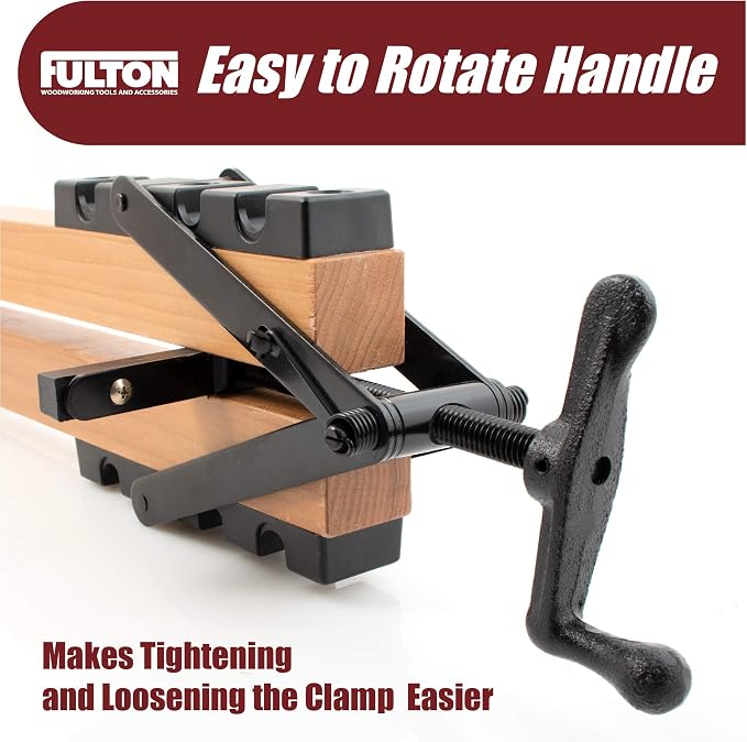 Peachtree Woodworking Supply 2 Pack of 4 Way Pressure Clamps for Clamping Panels From All Four Directions. For Woodworkers, Cabinet and Furniture Makers (2 four way pressure clamps)