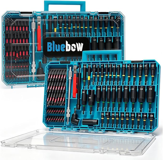 86 PCS Magnetic Nut Driver Set - 1/4" Metric & SAE with Socket Adapters, Ratcheting Screwdriver, Wing Nut Driver, Bit Holder, Adapters, Universal Sockets, Quick Release Extension, Power Bits