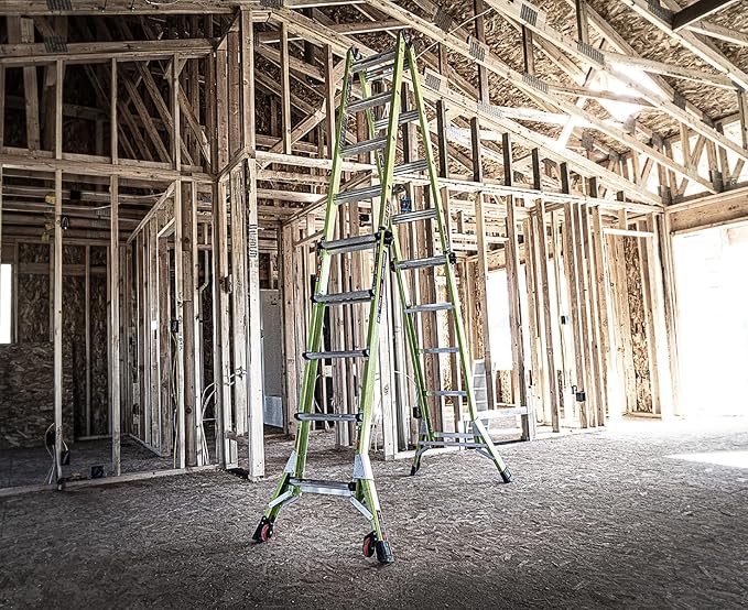 Little Giant Ladder Systems Dark Horse 2.0, M22, 22ft, Multi-Position Ladder, Fiberglass, Type 1A, 300 lbs Weight Rating, (16122-001)