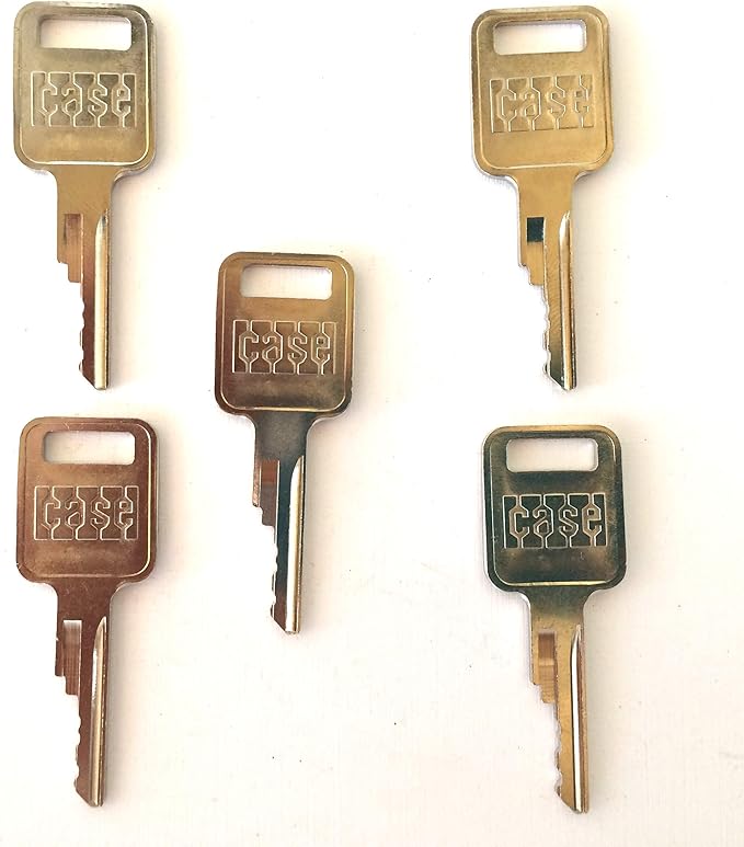 Case Heavy Equipment Key for Backhoe & Skid Steer Loader - OEM Logo A77313