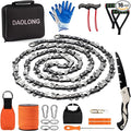 High Limb Rope Saw 55 inch Rope Saw for Tree Saw High Limb and Folding Camping saw, Pocket chainsaw with 11OZ Throw Weight, Hand Saws for Tree Trimming