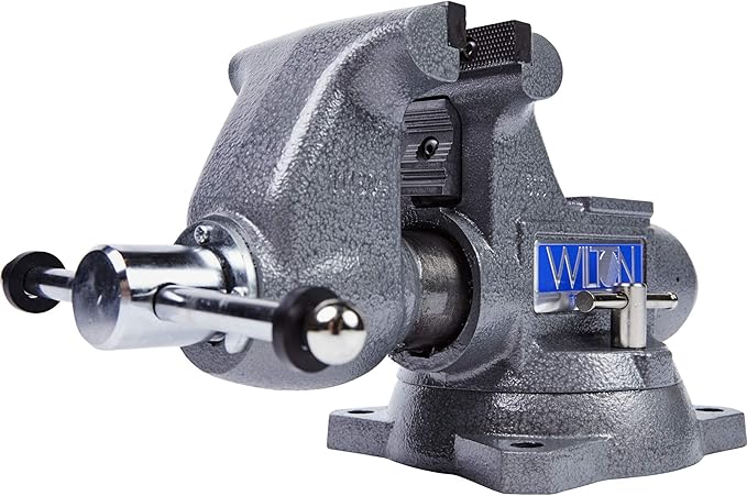 Wilton Tradesman Bench Vise, 4-1/2" Jaw Width, 3-1/2" Max Jaw Opening, 3-1/4" Throat (Model 1745)