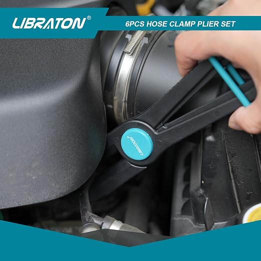 LIBRATON Hose Clamp Pliers, Hose Pinch Off Pliers, Line Clamps, 6pcs