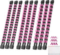 Reniteco 9-Pack Socket Organizer Set, 1/4" x 48 3/8" x 45 1/2" x 36 Clips | 129 Clip Capacity, Havy-Duty ABS Socket Rails, Removable Clips, Drive Socket Storage, Toolbox Drawer or Wall Mount
