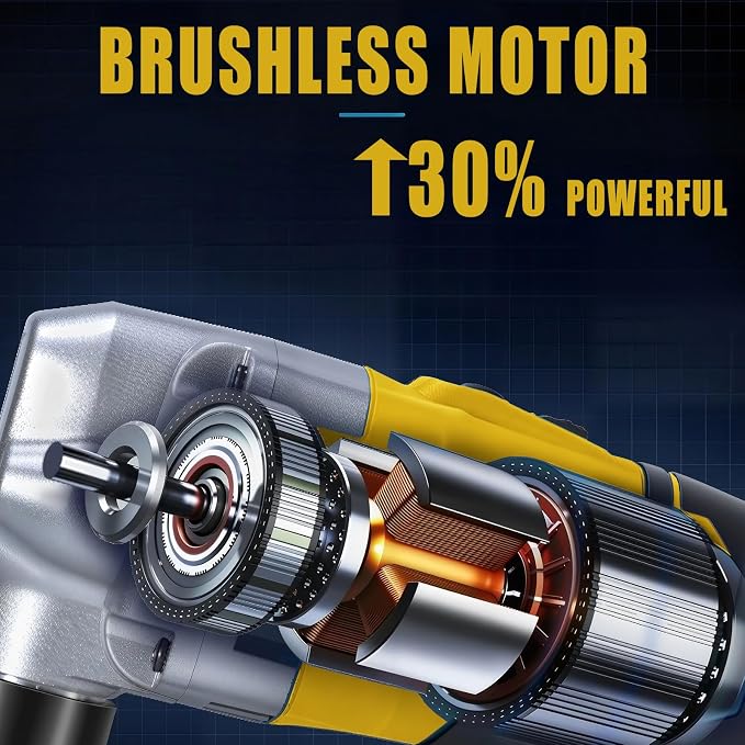 Cordless Metal Nibbler Compatible with DeWalt 20V Battery, DEROLT 18 Gauge Sheet Metal Cutter with 3000RPM Brushless Motor, Electric Nibbler with Assist Handle & 2 Blades (No battery)