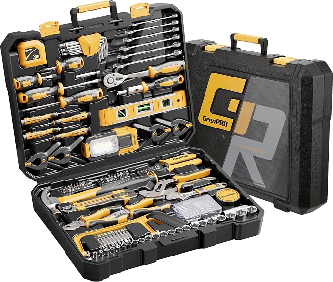 GRENPRO 239PCS Tool Set Tool Box Multi Car Mechanic Tool Kit for Home | Portable Tool Box, CR-V Steel, Complete Kit, Anti-Drop Slots, Household DIY, Auto Motorcycle, Home Garage for Men & Women