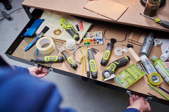 Ryobi ONE+ Cordless Screwdriver with Swivel Handle 4V (1x 2.0Ah)