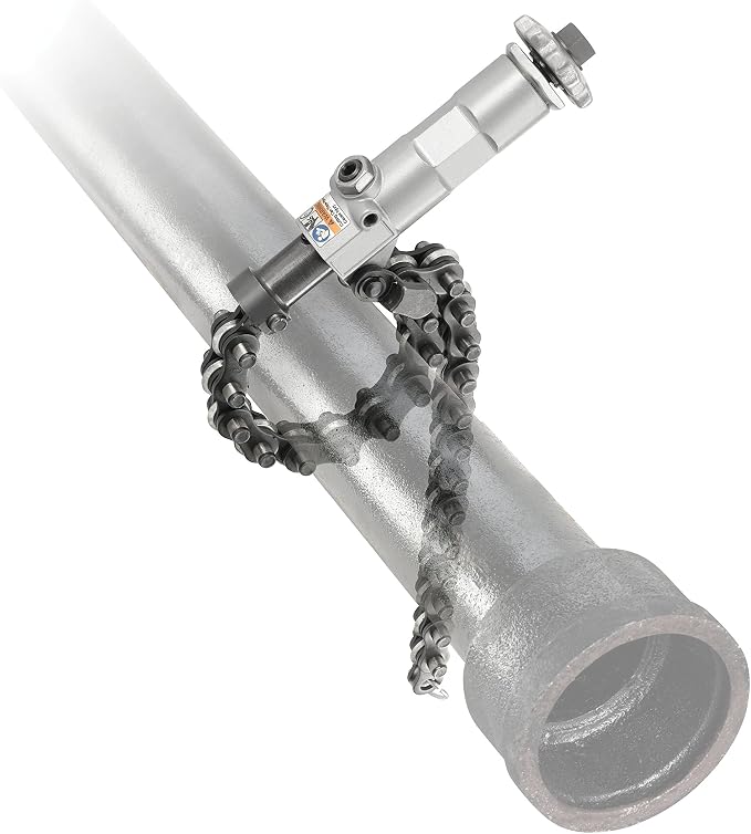 RIDGID 42878 Model 238-P Powered Soil Pipe Cutter, 8-inch Chain Pipe Cutter