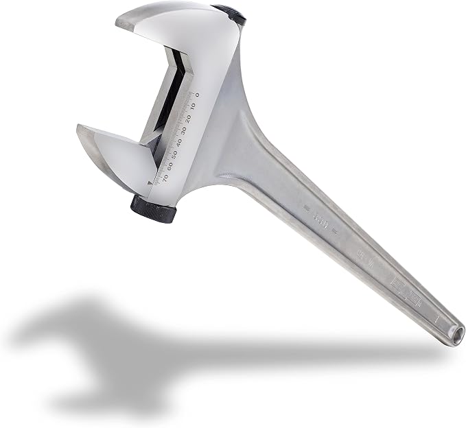 Adjustable Wrench, 3 in. Jaw, 30 in. L