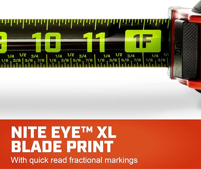 Crescent Lufkin 16ft CONTROLTOUCH NITE Eye™ Tape Measure | L1016CB-02