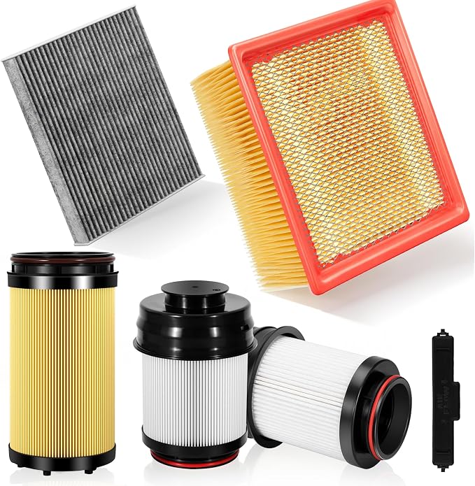 2025-2026 6.7 Cummins Fuel Filter and Oil Filter Kit, 6 Piece Set | Fits 2025+ Ram 2500/3500/4500/5500 Turbo Diesel, Replaces 68677800AA, 68677810AA, 68645327AA, 68548579AA